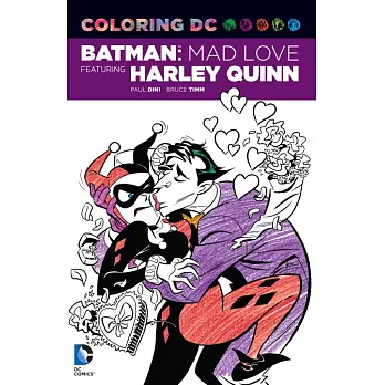 Batman Adventures Mad Love Adult Coloring Book