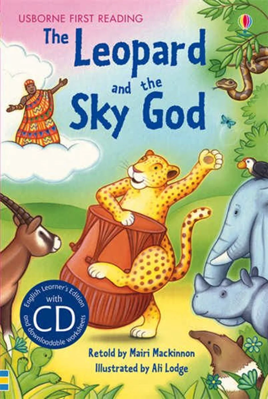 The Leopard and the Sky God (with CD) (Usborne English Learners’ Editions: Lower Intermediate)