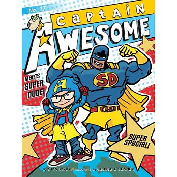 Captain Awesome meets super dude! /