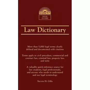 Barron’s Law Dictionary