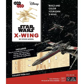 Incredibuilds Star Wars X-Wing 3D Wood Model
