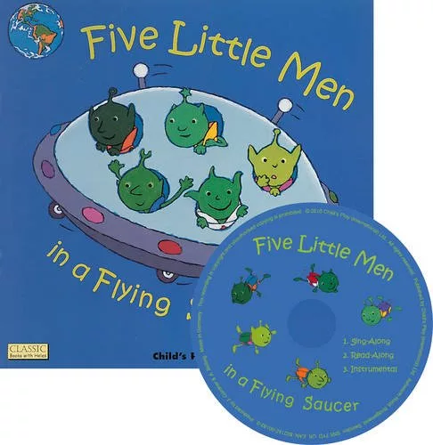 Five Little Men in a Flying Saucer (Classic Books With Holes) (Book +CD)