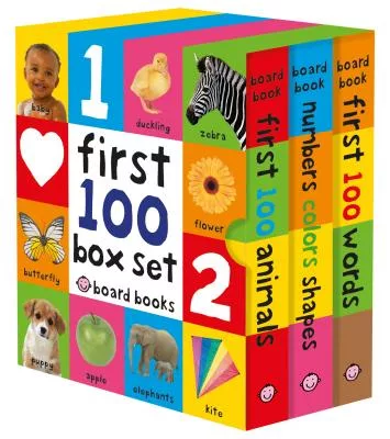 First 100: First 100 Words / Numbers Colors Shapes / First 100 Animals