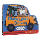 Maisy Likes Driving 小鼠波波交通工具造型硬頁書