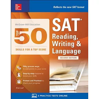 McGraw-Hill Top 50 Skills for a Top Score: SAT Reading, Writing & Language