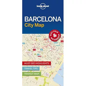 Lonely Planet BarcelonaCity Map