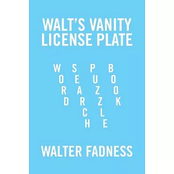 Walt’s Vanity License Plate: Word Search Puzzle Book