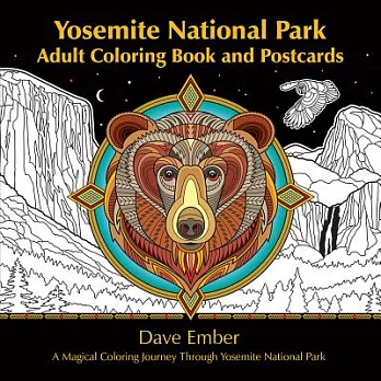Yosemite National Park Adult Coloring Book: A Magical Coloring Journey Through Yosemite National Park