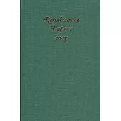 Renaissance Papers 2015