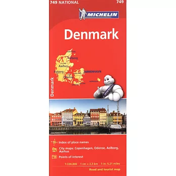 Michelin Denmark Map
