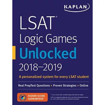 Kaplan LSAT Logic Games Unlocked 2018-2019
