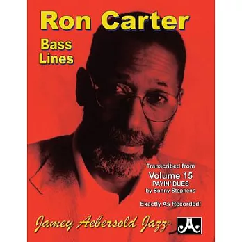 Ron Carter Bass Lines volume 15: RON CARTER BASS LINE VOLUME 15