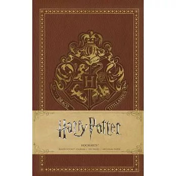 哈利波特：霍格華茲經典硬殼橫線筆記本（9 x 14 cm / 192 頁）Harry Potter - Hogwarts Ruled Pocket Journal