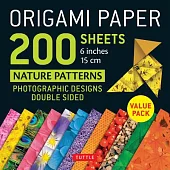 Origami Paper 200 Sheets Nature Patterns 6