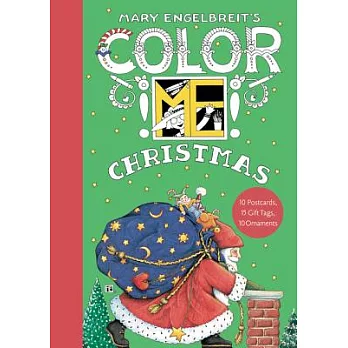 Mary Engelbreit’s Color Me Christmas Book of Postcards