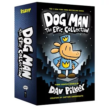 Dog Man 精裝1-3集套書 Dog Man: The Epic Collection: From the Creator of Captain Underpants (Dog Man #1-3 Box Set)
