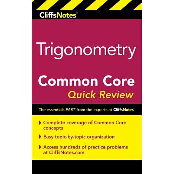CliffsNotes Trigonometry Common Core Quick Review
