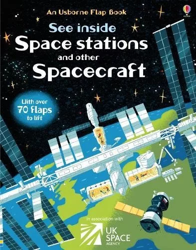 知識翻翻書See Inside Space Stations and Other Spacecraft（6歲以上）