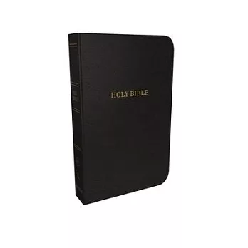 The Holy Bible: King James Version, Black Bonded Leather, Comfort Print, Thinline Reference Bible: Red-Letter Edition