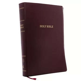 The Holy Bible: King James Version, Reference, Super Giant Print, Burgundy Leatherflex, Red-Letter Edition