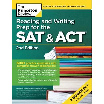 The Princeton Review Reading and Writing Prep for the SAT & ACT: 600+ Practice Questions With Complete Answer Explanations