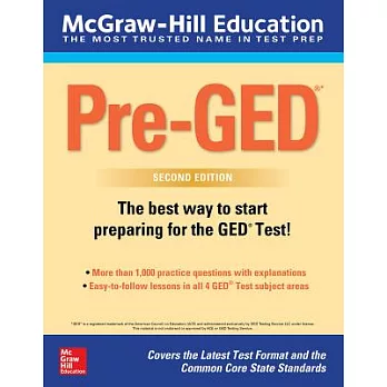 McGraw-Hill Education Pre-GED /