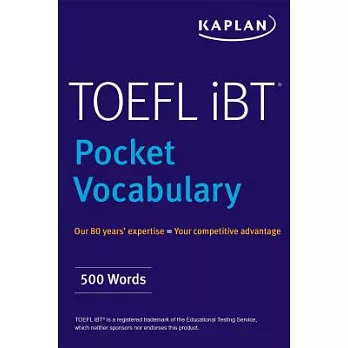 Kaplan Toefl Pocket Vocabulary: 600 Words + 420 Idioms + Practice Questions