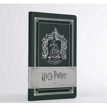 哈利波特：史萊哲林學院膠裝橫線筆記本（13 x 21 cm / 128 頁）Harry Potter: Slytherin Ruled Notebook