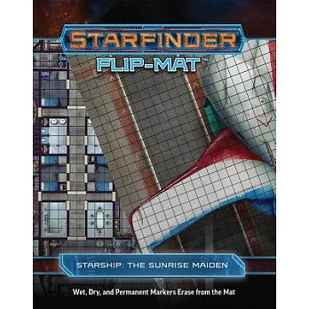 Starfinder Flip-mat Starship the Sunrise Maiden
