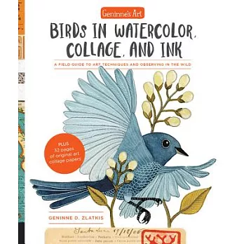 Geninne’s Art: Birds in Watercolor, Collage, and Ink: A Field Guide to Art Techniques and Observing in the Wild