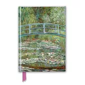 Claude Monet: Bridge Over a Pond of Water Lilies (Foiled Journal)