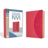 Santa Biblia /Holy Bible: New version internacional, Rosa / Floral Leathersoft Ultrafina