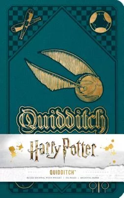 哈利波特：魁地奇硬殼橫線筆記本（13 x 21 cm / 192 頁）Harry Potter: Quidditch Hardcover Ruled Journal