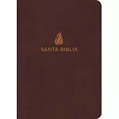 Santa Biblia / Holy Bible: Reina Valera 1960 marron piel biblia letra grande tamano manual con referencias