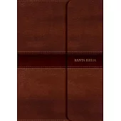 Santa Bible / Holy Bible: Nueva Version Internacional, Marrón, Símil Piel y solapa Con iman / New International Version, Brown,