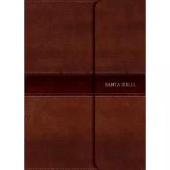 Santa Biblia / Holy Bible: Reina Valera 1960, Marrón Simil Piel Con Índice Y Solapa Con Iman Biblia Letra Grande Tamano Manual C