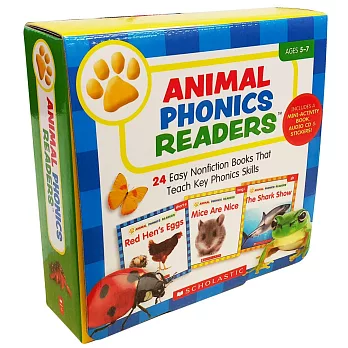 Scholastic Animal Phonics Readers(24 Books+CD)