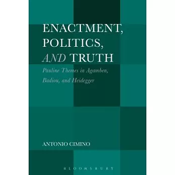 Enactment, Politics, and Truth: Pauline Themes in Agamben, Badiou, and Heidegger