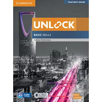Unlock Basic Skills Teacher’s Book with Downloadable Audio and Video and Presentation Plus
