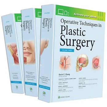 Operative Techniques in Plastic Surgery (First, 3 Volumes)