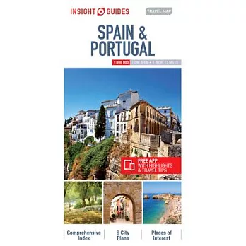 Insight Guides Travel Map Spain & Portugal