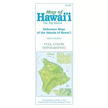 Map of Hawai’i: The Big Island
