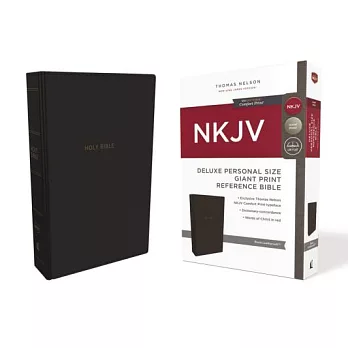 The Holy Bible: New King James Version, Black, Leathersoft, Personal Size Reference Bible: Red Letter Edition