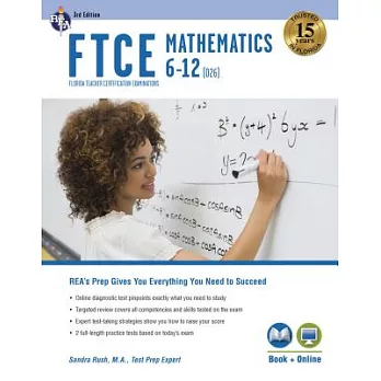 FTCE Mathematics 6-12 (026) 3rd Ed., Book + Online