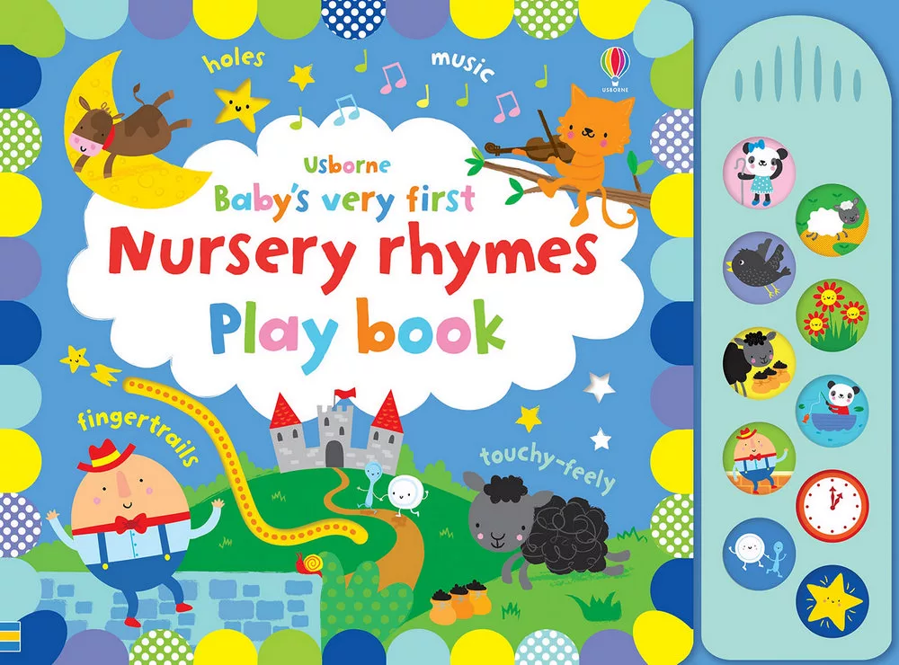 第一本童謠遊戲互動音樂書 Baby’s Very First Nursery Rhymes Playbook