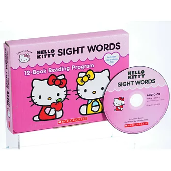 Hello Kitty Sight Words Box Set  (12 books with read-along CD) Hello Kitty 常見字讀本套書（12本書+1CD）
