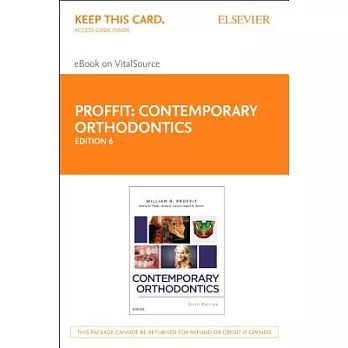 Contemporary Orthodontics - Elsevier Ebook on Vitalsource Retail Access Card