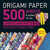Origami Paper Chiyogami Patterns 500 Sheets 6 inches 15cm