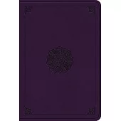 ESV Value Large Print Compact Bible (Trutone, Lavender, Emblem Design)