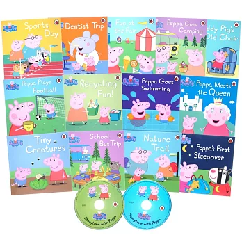Peppa Paperback and Audio Collection (13 Books +2CDs)